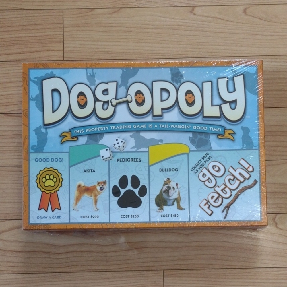 Outset Media Dog-Opoly Board Game New
